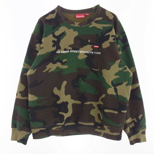 シュプリーム 22AW Shop Small Box Crewneck Brooklyn Camo スウェットシャツ 買取実績 画像