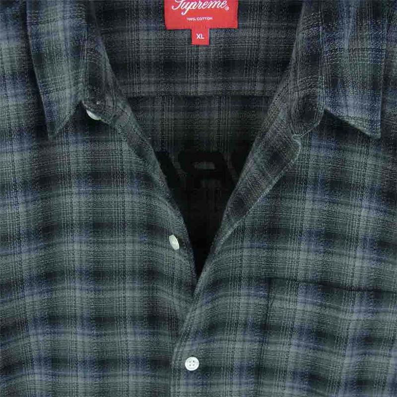 シュプリーム 22SS Plaid S/S Shirt グレー系 買取実績 画像