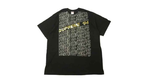 シュプリーム 22SS Respected Tee ブラック系 買取実績