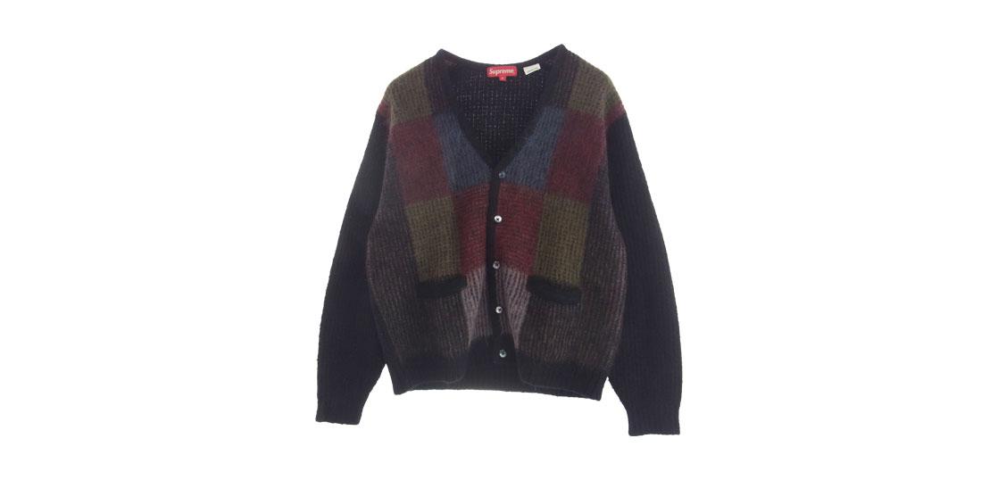 シュプリーム 22SS Brushed Grid Cardigan 買取実績