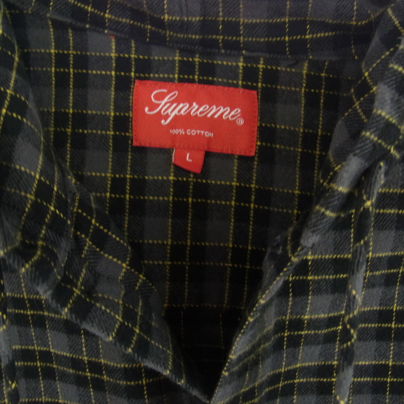 シュプリーム 22SS Mini Plaid Hooded Shirt ミニ プレイド フーデッド フランネル 長袖 シャツ 買取実績 画像