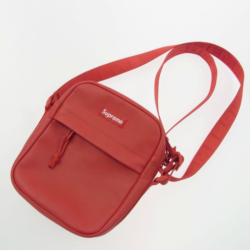 シュプリーム 23AW Leather Shoulder Bag レザー ショルダー バッグ 買取実績 画像