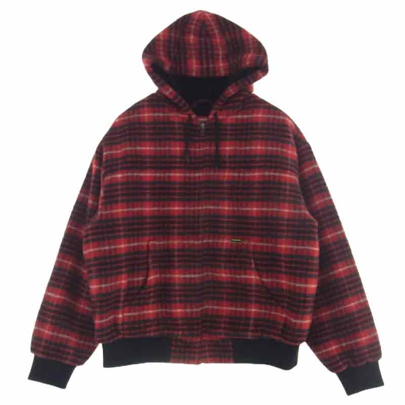 シュプリーム 23AW Plaid Wool Hooded Work Jacket プレイドチェック 裏ボア ワーク ウール ジャケット 買取実績 画像