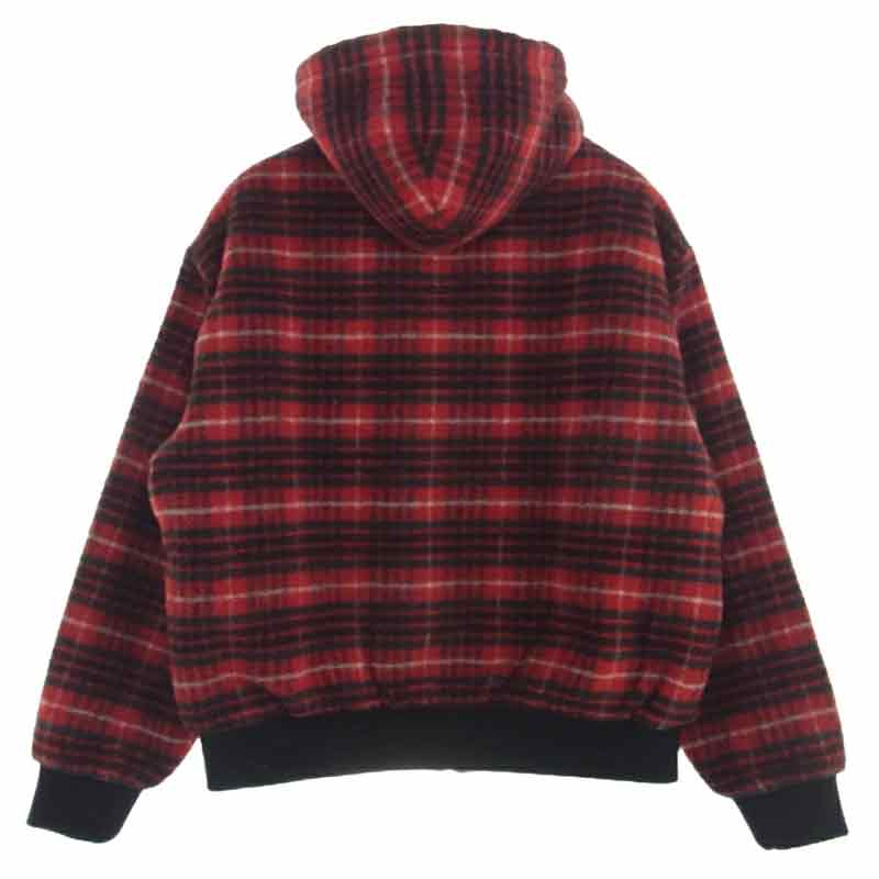 シュプリーム 23AW Plaid Wool Hooded Work Jacket プレイドチェック 裏ボア ワーク ウール ジャケット 買取実績 画像