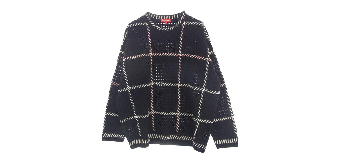シュプリーム 23SS Quilt Stitch Sweater 買取実績