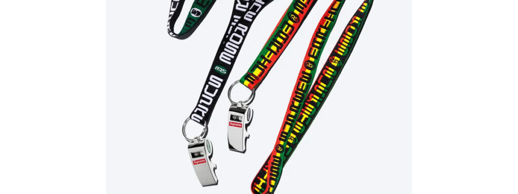 Supreme®/Martine Rose® Lanyard with Whistle 　価格：6,600円 €36 $36（Black, Multicolor）画像