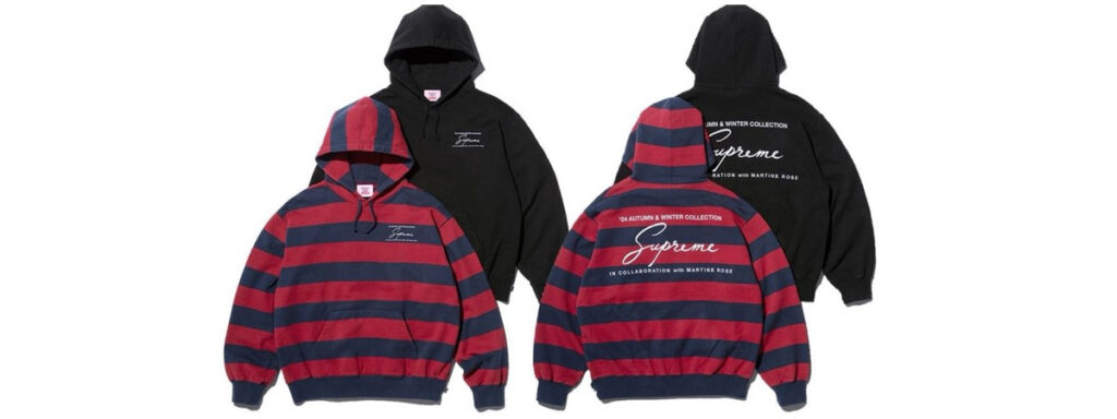 Supreme®/Martine Rose® Hooded Sweatshirt 　価格：37,400円 €208 $198（Navy, Black）画像