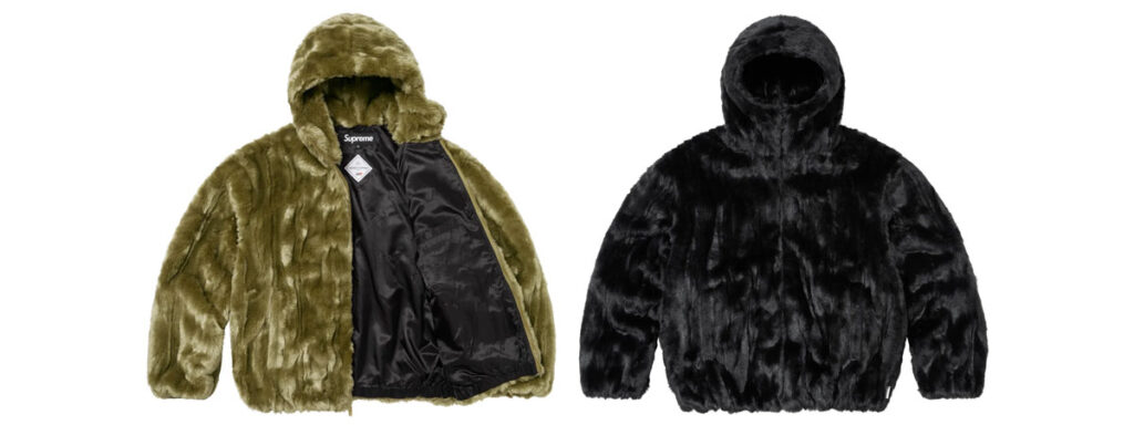 Faux Fur Hooded Jacket 　価格：69,300円 €398 $398（Black, Olive）画像