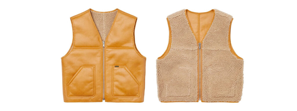 Reversible Faux Shearling Work Vest（リバーシブルフォーシアリングワークベスト）　画像