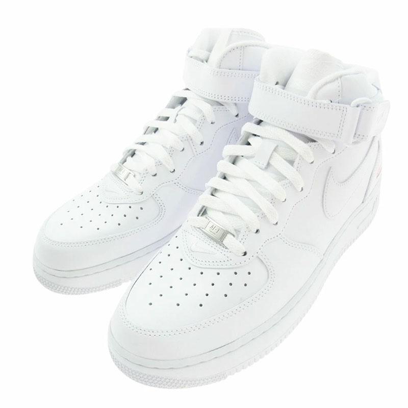 シュプリーム × NIKE 24AW FZ8784-100 AIR FORCE 1 MID 27.5cm スニーカー 買取実績 画像