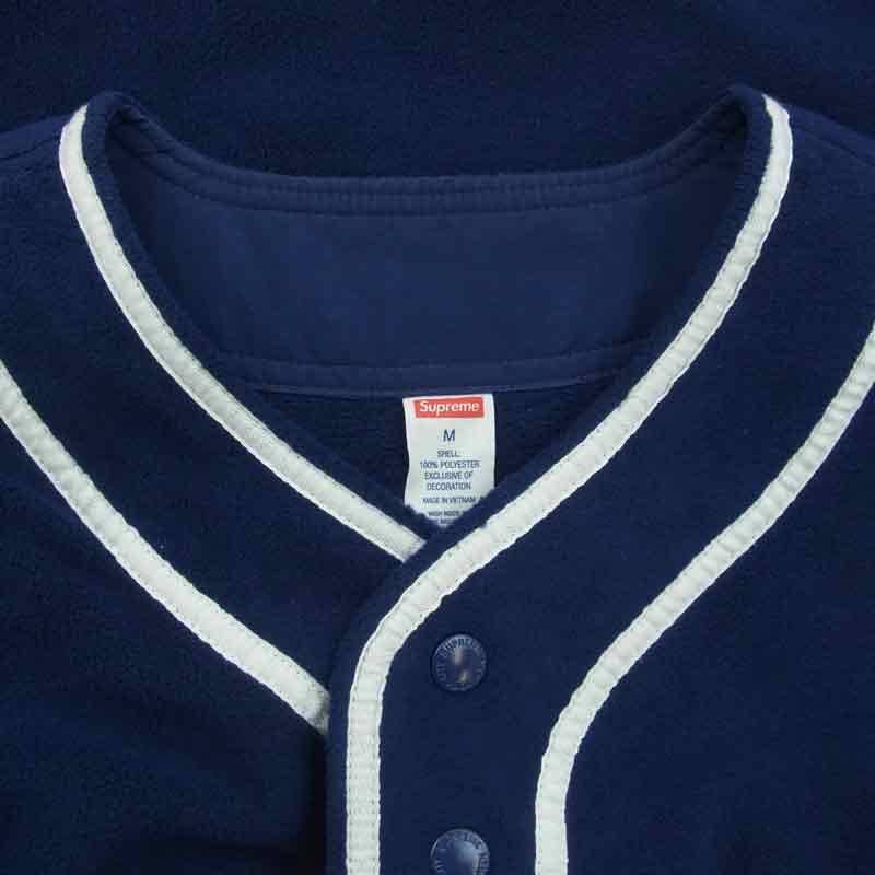 シュプリーム 24AW Polartec Baseball Jersey ポーラテック ベースボール ジャージー フリース 半袖 シャツ 買取実績 画像