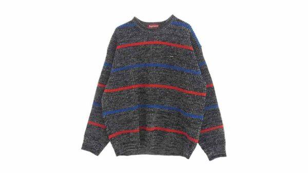 シュプリーム 24AW Waffle Small Box Sweater Stripe Melange 買取実績