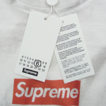 シュプリーム 24SS MM6メゾンマルジェラコラボ ボックスロゴ Tシャツ 買取実績 画像