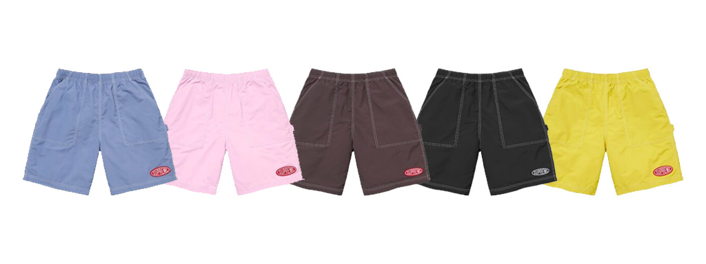 Nylon Painter Short（ナイロンペインターショーツ）価格：￥18,700
（Dark Brown, Pale Pink, Light Slate, Black, Gold）画像