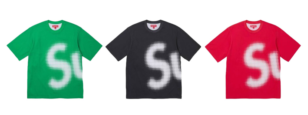 Halftone S/S Top（ハーフトーンSSトップ）価格：￥15,400（Bright Green, Black, Red, White）画像