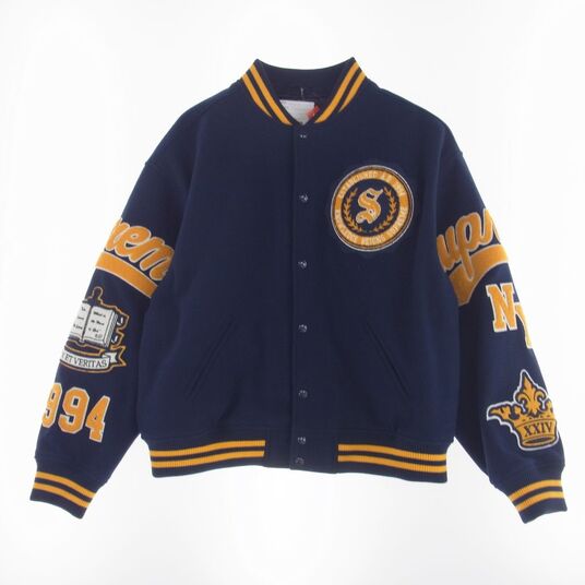 シュプリーム 24SS Veritas Varsity Jacket バーシティージャケットスタジャン 買取実績 画像