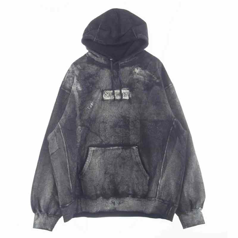 シュプリーム 24SS × MM6 メゾン マルジェラ Foil Box Logo Hooded Sweatshirt フォイル ボックスロゴ パーカー 買取実績 画像