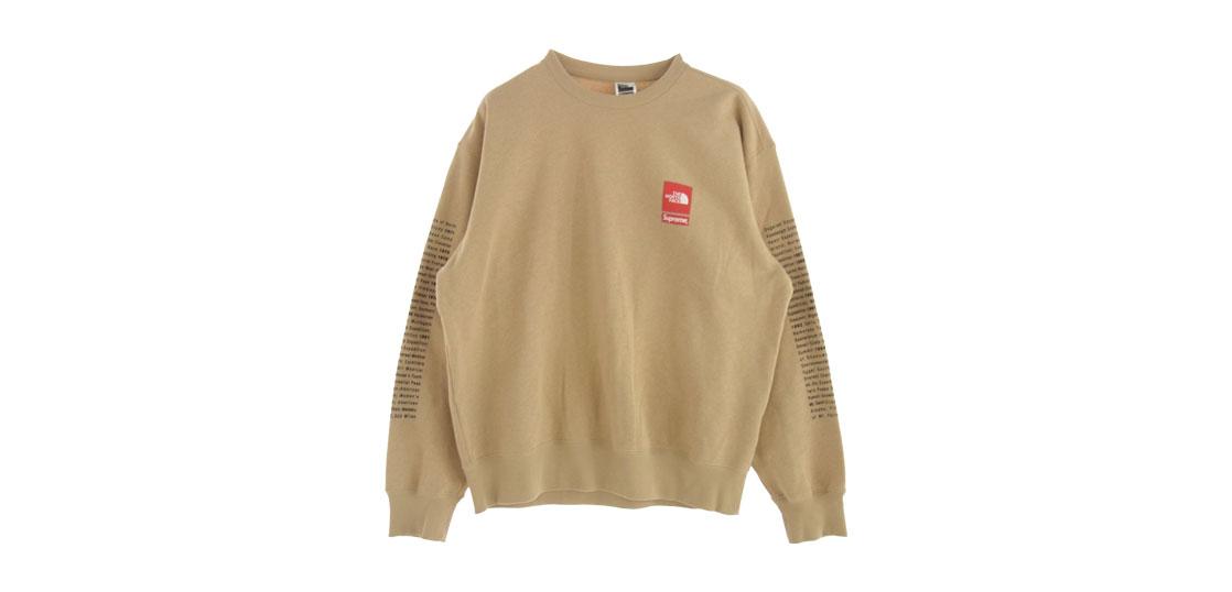 シュプリーム × The North Face 24SS Crewneck Khaki 買取実績