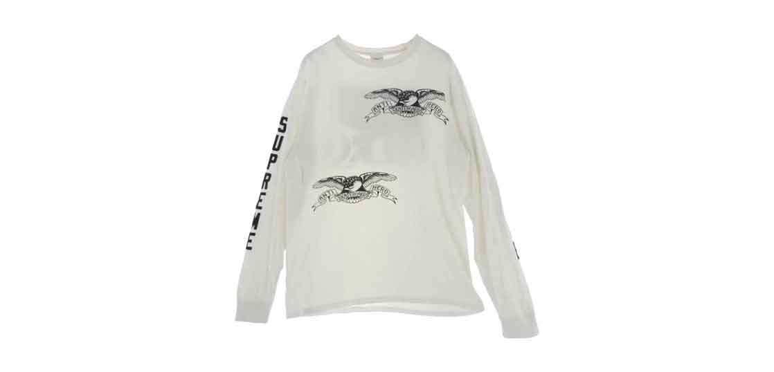 シュプリーム × ANTIHERO 14SS Long Sleeve Logo Tee  買取実績