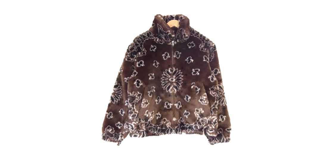 シュプリーム 21SS Bandana Faux Fur Bomber Jacket バンダナ ファー ボンバー ジャケット買取実績