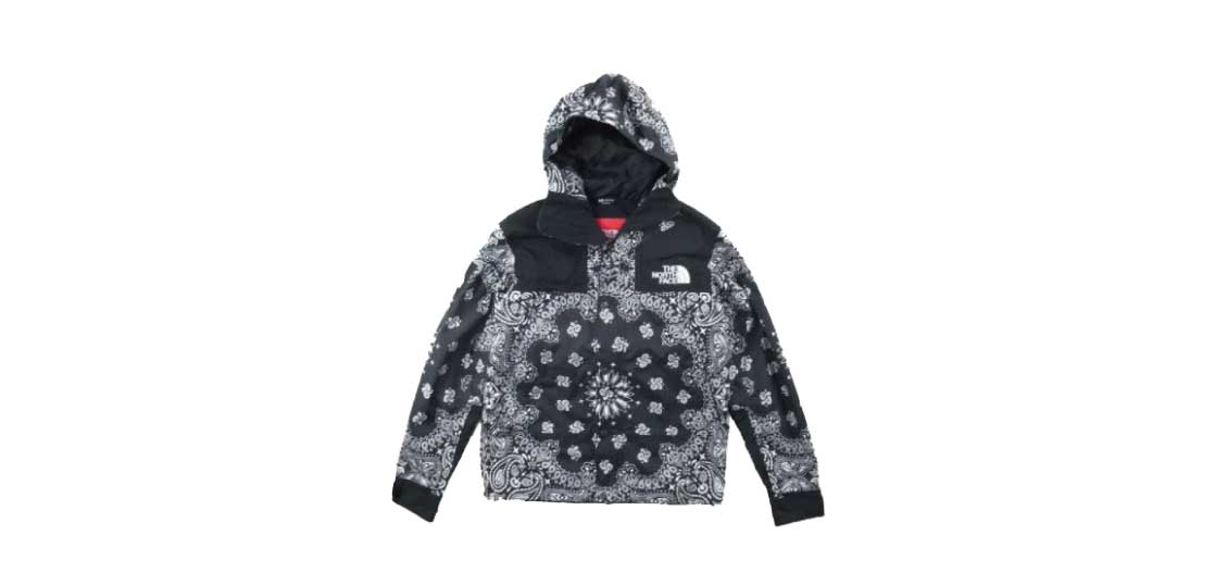 美品　シュプリーム ノースフェイス バンダナ マウンテンジャケット Lサイズ Supreme シュプリーム SUPREME ×THE NORTH FACE ノースフェイス