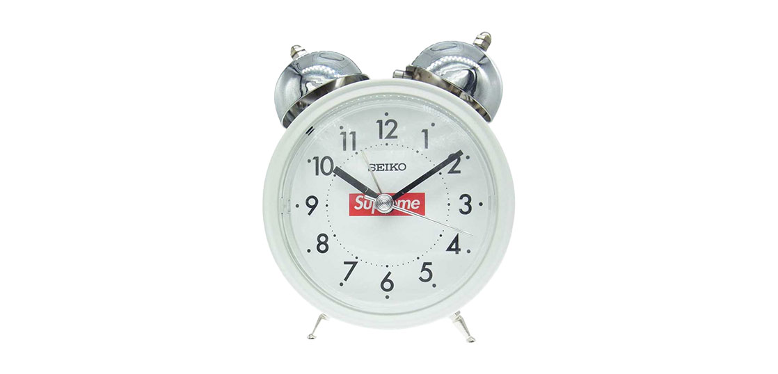 シュプリーム × Seiko Alarm Clock White 置時計 買取実績