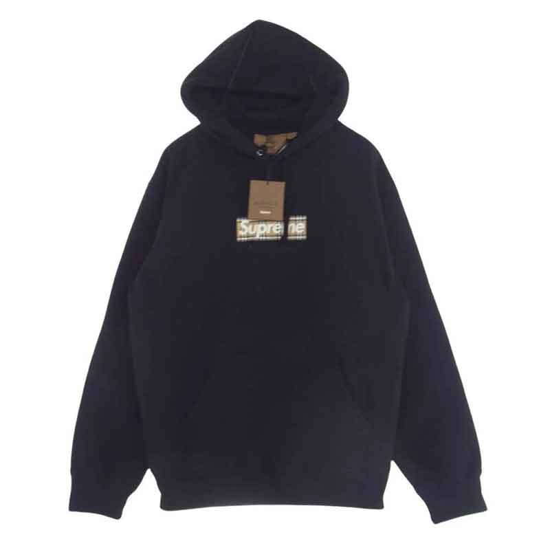 シュプリーム BURBERRY 22SS Box Logo Hooded Sweatshirt バーバリー ボックスロゴ フーデッド スウェット パーカー 買取実績 画像