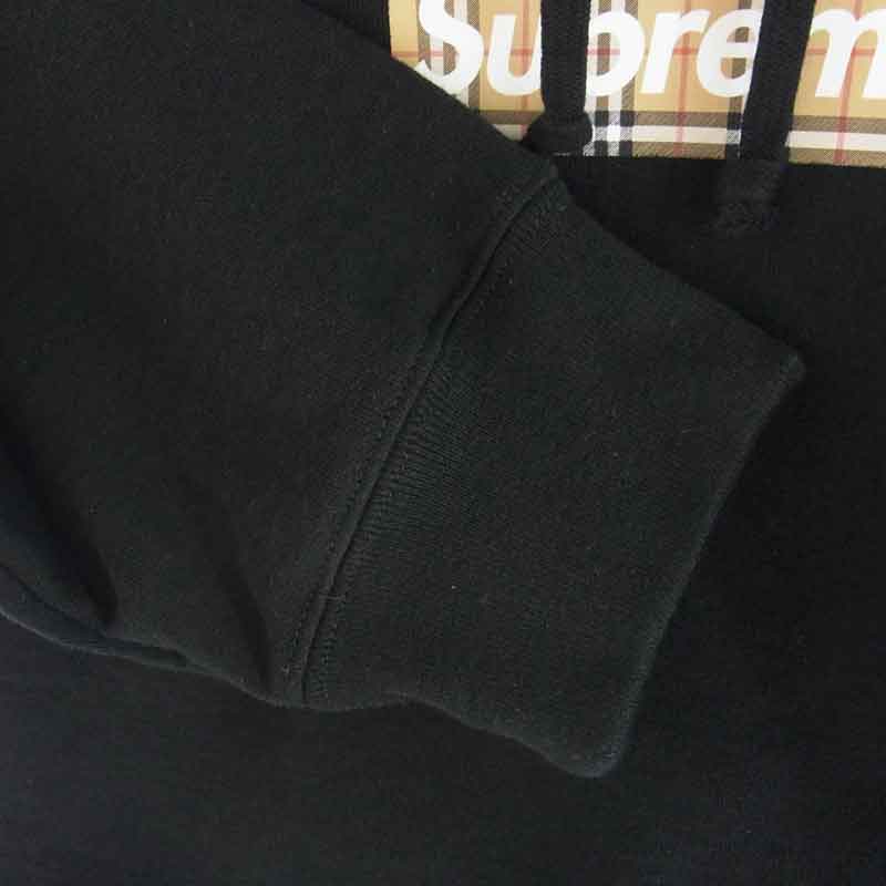 シュプリーム BURBERRY 22SS Box Logo Hooded Sweatshirt バーバリー ボックスロゴ フーデッド スウェット パーカー 買取実績 画像