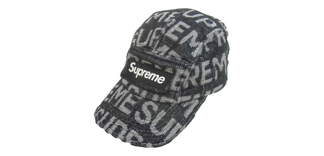 シュプリーム 22SS Terry Spellout Camp Cap ブラック系 買取実績