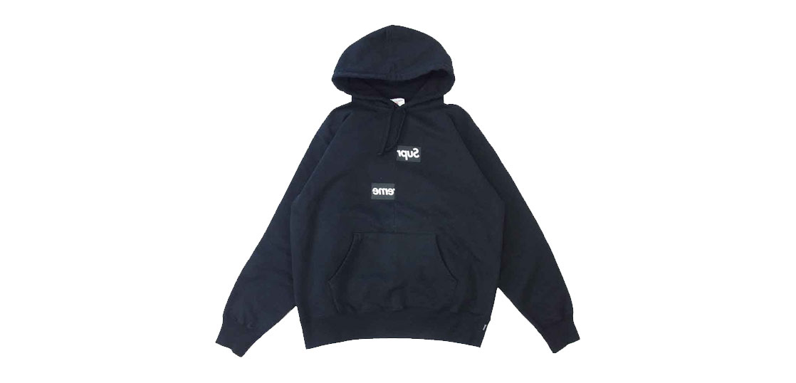 シュプリーム ×コムデギャルソン シャツ 18AW Split Box Logo Hooded Sweatshirt 買取実績
