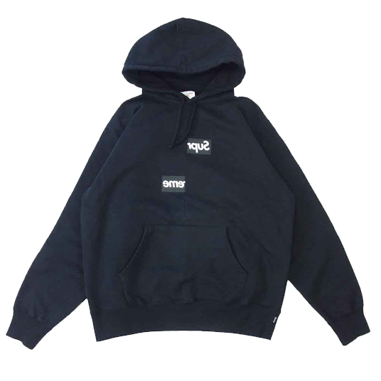 シュプリーム ×コムデギャルソン シャツ Split Box Logo Hooded Sweatshirt 買取実績 画像