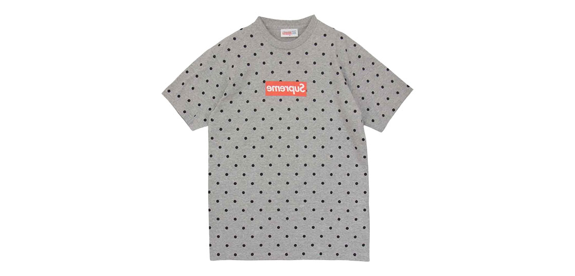 シュプリーム × COMME des GARCONS SHIRT 12SS Polka Dot Box Logo Tee 買取実績