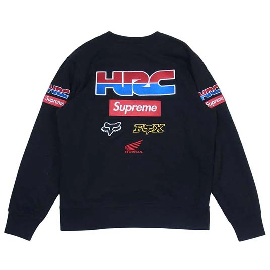 シュプリーム × Honda × Fox Racing 19AW Crewneck 買取実績 画像