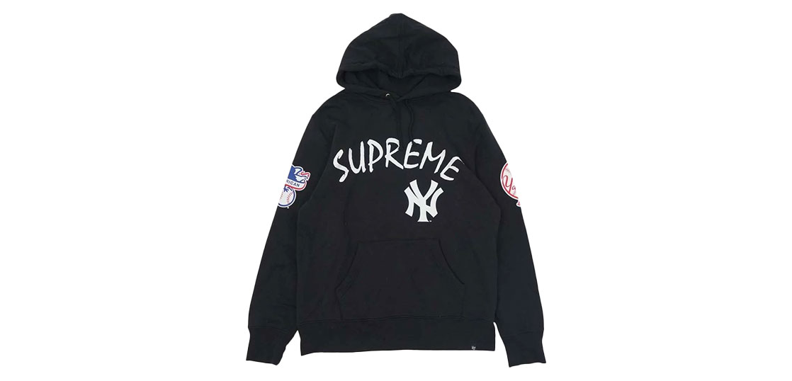 シュプリーム × New York Yankees 15SS Hooded Sweatshirt 買取実績