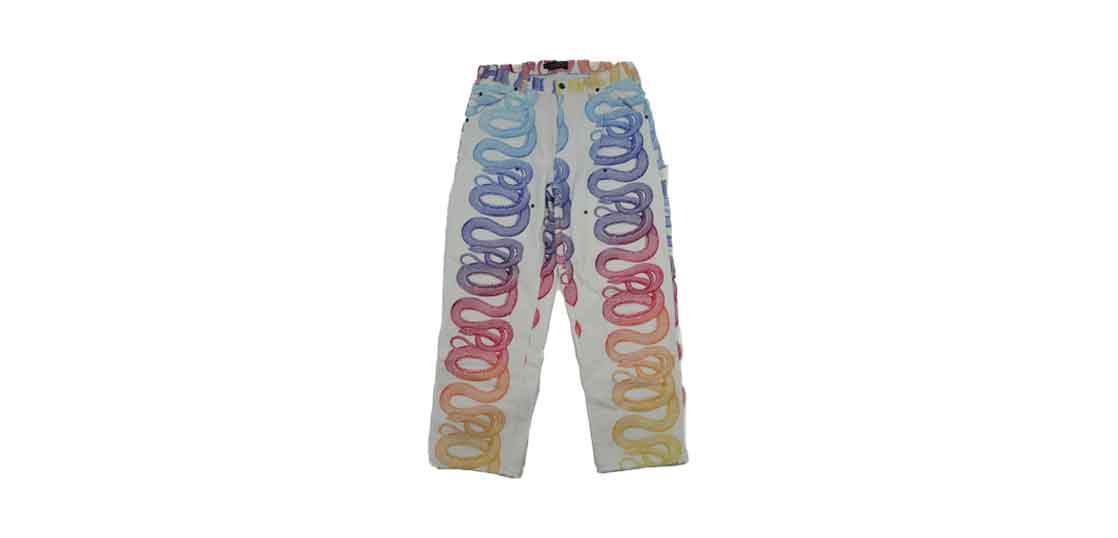 パンツ SUPREME 21SS Snake Double Knee Denim Supreme HYSTERIC GLAMOUR Snake Double Knee Denim Painter