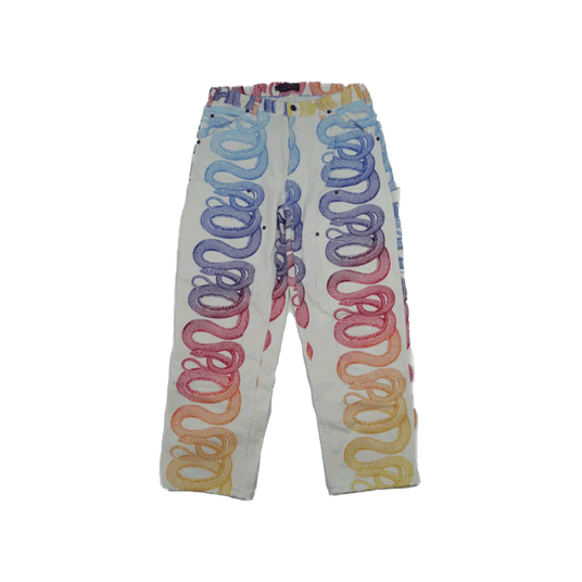 シュプリーム × ヒステリックグラマー 21SS Snake Double Knee Denim