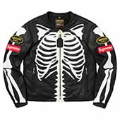 シュプリーム × VANSON 17AW Leather Bones Jacket 画像