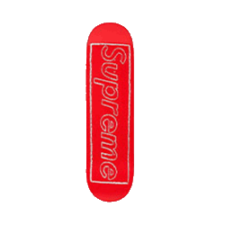 シュプリーム KAWS Chalk Logo Skateboard 画像