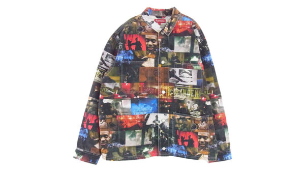 シュプリーム ジャケット 21AW Nas and DMX Collage Denim Chore Coat 総柄 買取実績