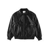 シュプリーム ジャケット 18SS Studded Arc Logo Leather Jacket 画像
