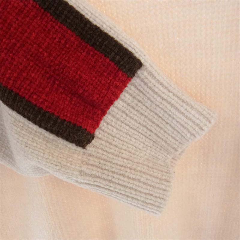 シュプリーム 22AW Stripe Chenille Sweater  ベージュ 買取実績 画像