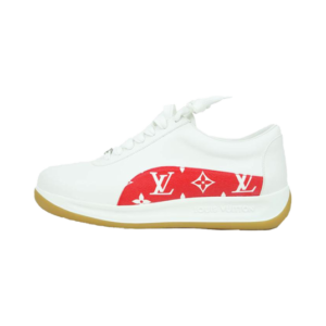 シュプリーム × ルイヴィトン 17AW 1A3EQ6 Monogram Sneakers ホワイト系 レッド系 買取実績