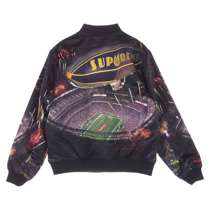 シュプリーム × Mitchell & Ness 22SS STADIUM Satin VARSITY Jacket マルチカラー 買取実績 画像