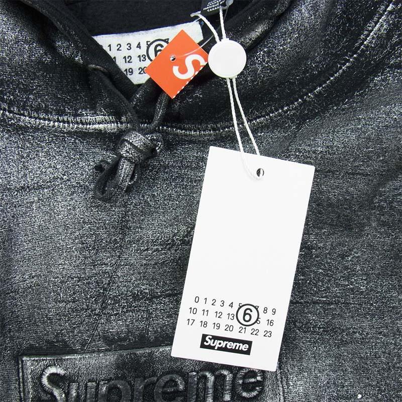 Supreme シュプリーム × MM6 Maison Margiela エムエム6 メゾンマルジェラ 24SS Foil Box Logo Hooded Sweatshirt 買取実績 画像