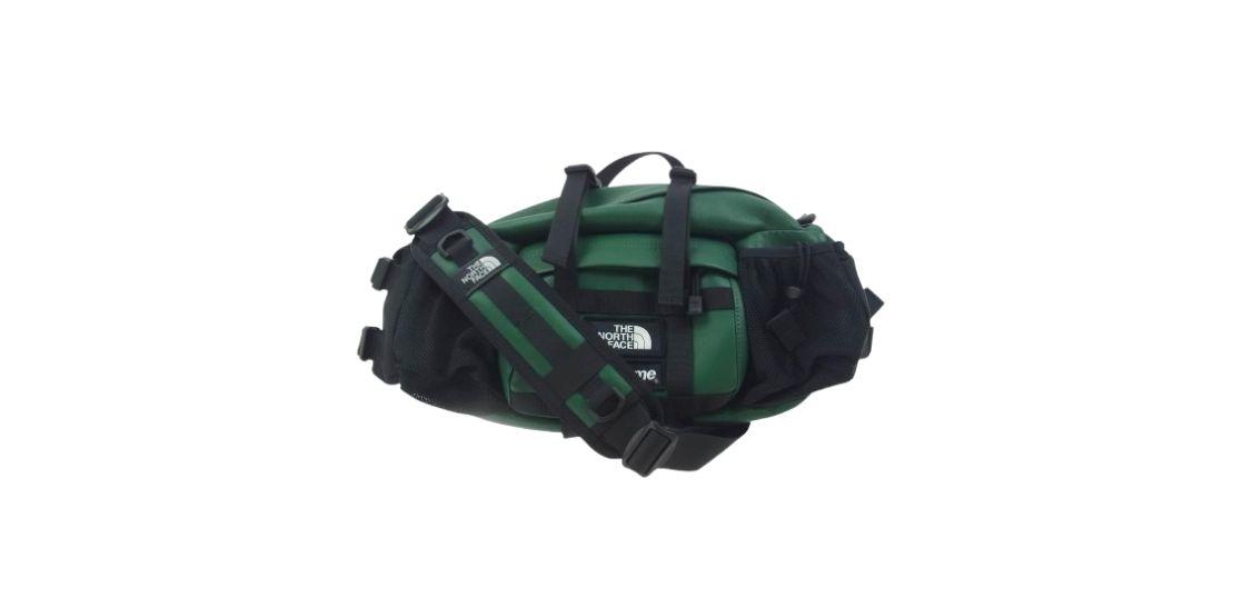 シュプリーム × ノースフェイス 18AW レザーマウンテン ウェストバッグ 買取実績