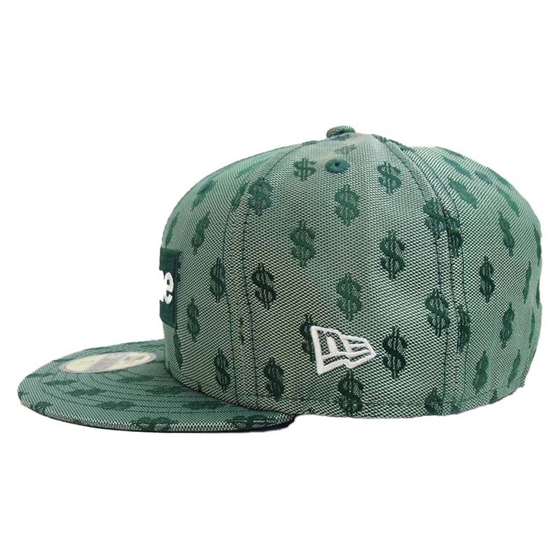 シュプリーム  × New Era 18SS Monogram Box Logo Cap グリーン系 買取実績 画像