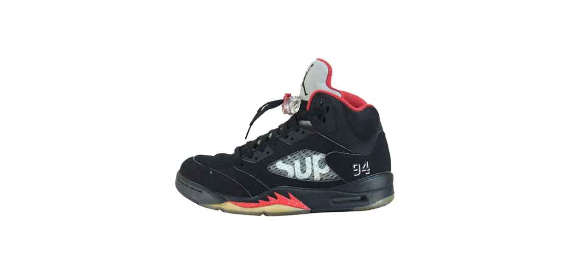 シュプリーム × ナイキ 15AW 824371-001 AIR JORDAN 5 RETRO 買取実績