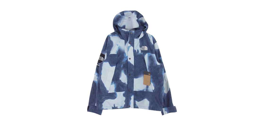 シュプリーム × ノースフェイス 21AW Bleached Denim Print Mountain 買取実績