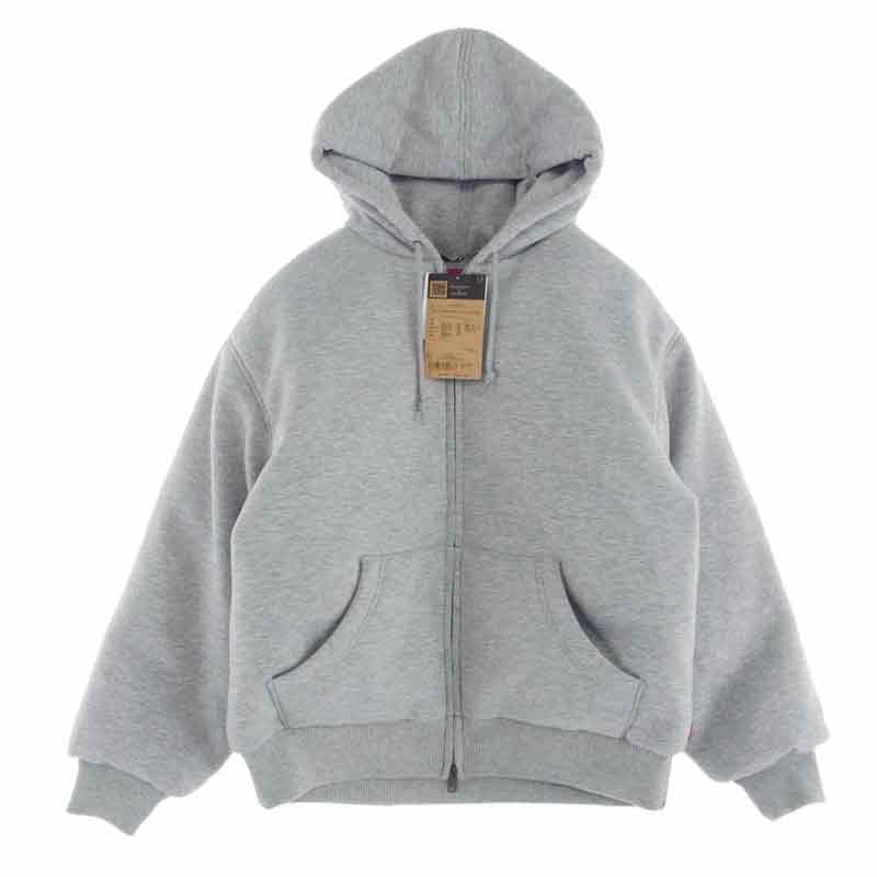 シュプリーム × ノースフェイス 24AW Down Filled Zip Up Hooded Sweatshirt Heather Grey フィルド ジップ アップ パーカー 買取実績 画像