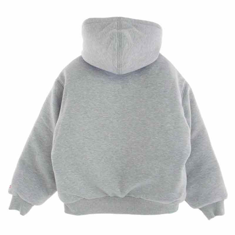 シュプリーム × ノースフェイス 24AW Down Filled Zip Up Hooded Sweatshirt Heather Grey フィルド ジップ アップ パーカー 買取実績 画像